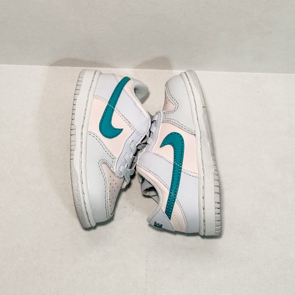 Nike Other - Nike Dunk Low (TD) Football Grey Mineral Teal Pearl Pink 7c